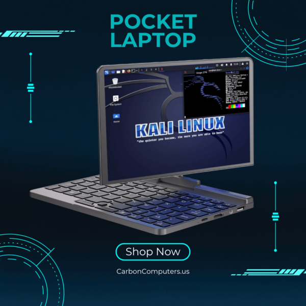 Cyber Pocket Laptop | Touch | Dual Boot Kali & BlackArch | WIN 11